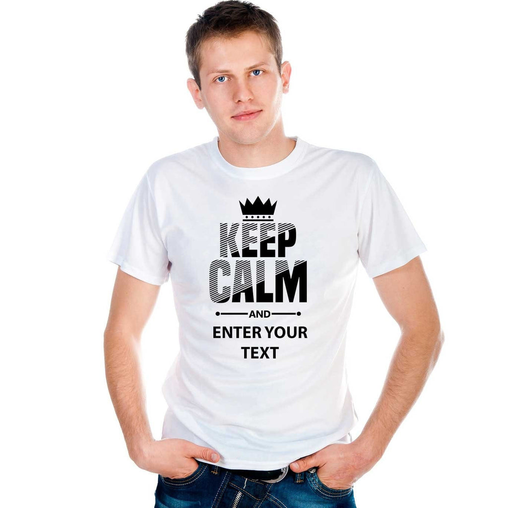 Keep Calm Personalised T-shirt