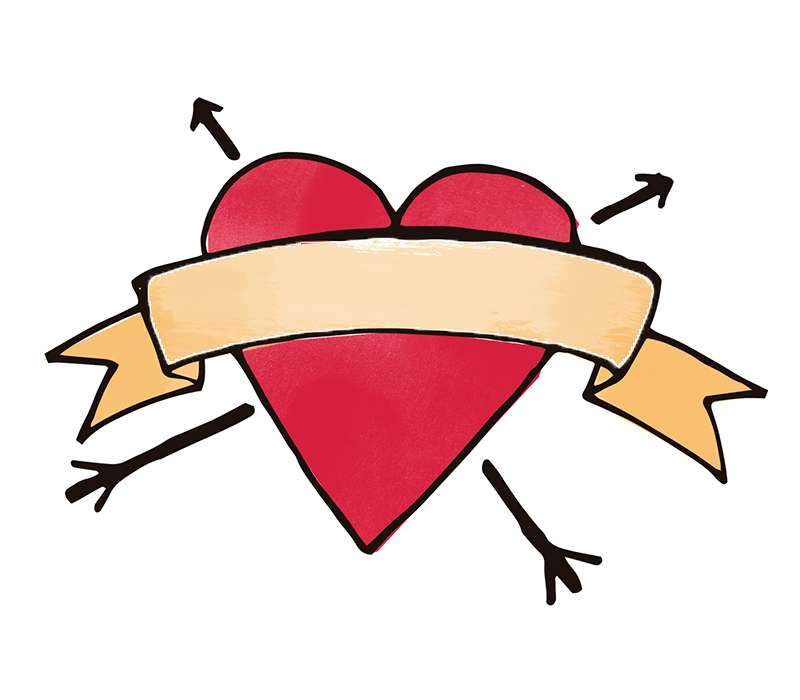 Personalised Heart Tattoo