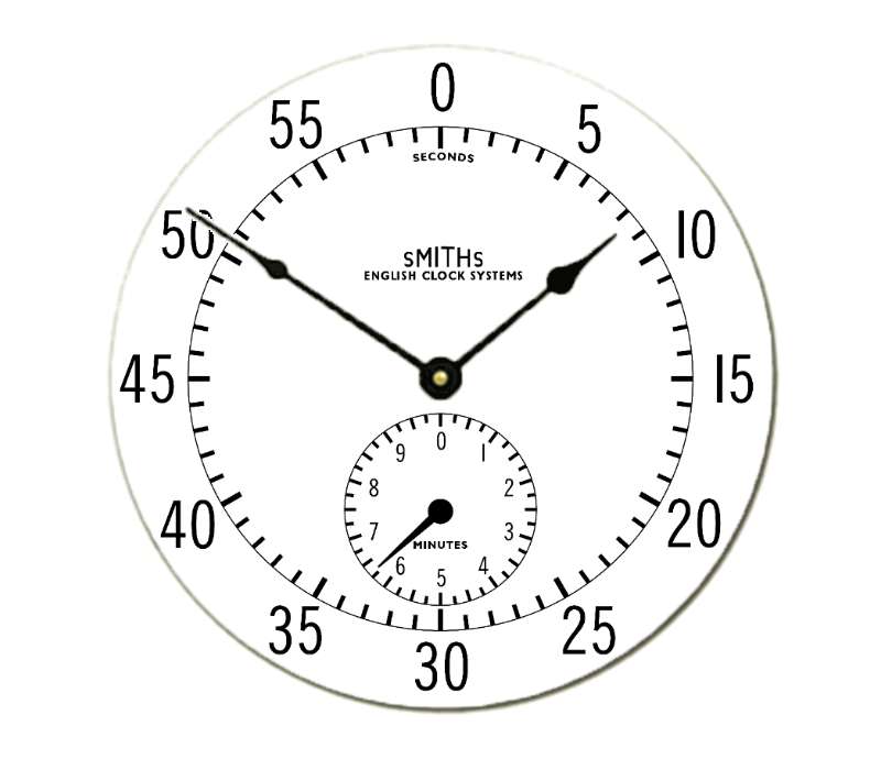 23cm (9 inch) Diameter Wall Clock - Black