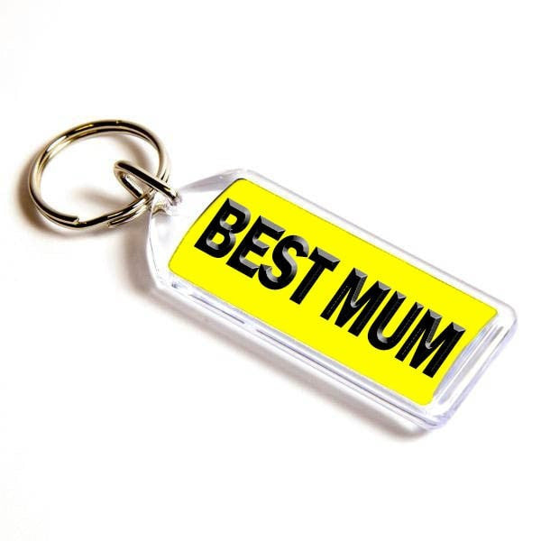 Personalised Number Plate Keyring 50mm x 20mm