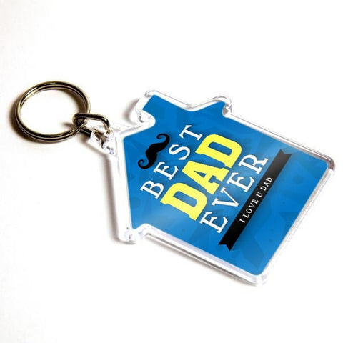 Personalised Keyring 59mm x 56mm House