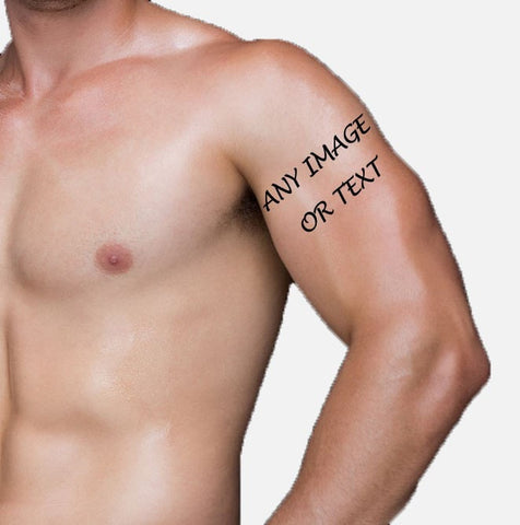 Personalised Temporary Arm Tattoo